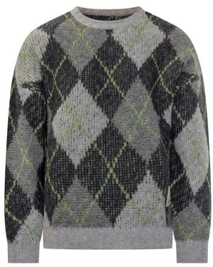 Emporio Armani Round-Neck Knitwear - Grigio