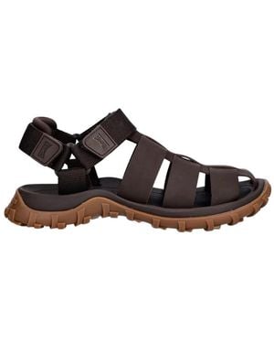 Camper Flat Sandals - Marrone