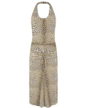 Roberto Cavalli Midi Dresses - Natural