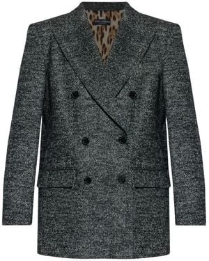 Dolce & Gabbana Herringbone Blazer - Grün
