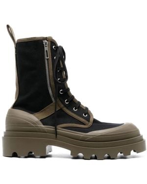 Bottega Veneta Lace-Up Boots - Brown