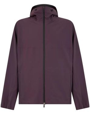 Herno Leichte Jacke Mit Kapuze - Lila