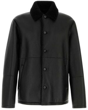 Jil Sander Faux Fur & Shearling Jackets - Noir
