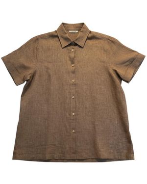 Stenströms Overhemden ,Bruin ,Polyester Lorraine Shirt