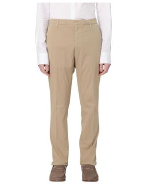 Dondup Slim-Fit Trousers - Natural