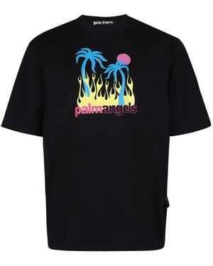 Palm Angels T-Shirts - Noir