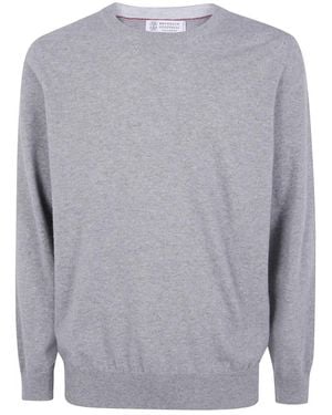 Brunello Cucinelli Cashmere Knitwear - Gris