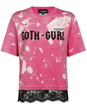 DSquared² T-shirts - Roze