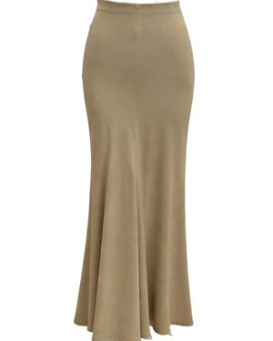 SIMONA CORSELLINI Rokken ,Maxi Rok - Naturel