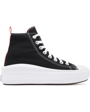 Converse Schoenen ,Zwart ,Chuck Taylor All Star Move Platform