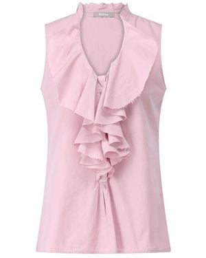 Kiltie Rüschen kurzarmbluse yvette - Pink