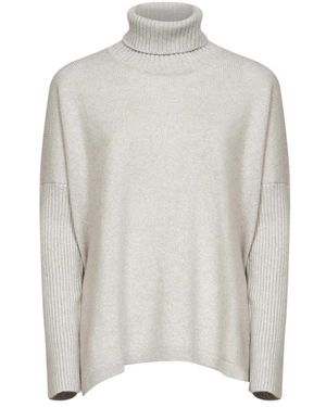 Blanca Vita Turtlenecks - Grey
