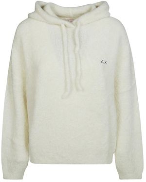 Sun 68 Sudadera Boucle Para Una Comodidad Elegante, Mujer, Talla - Blanco