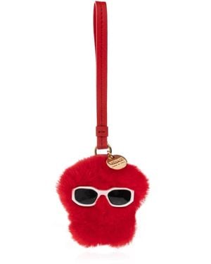 Versace Medusa Fluffy Charm - Rot