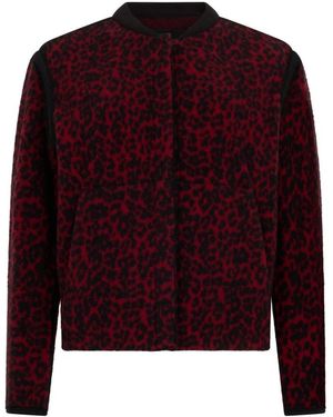 Moorer Jassen ,Veelkleurig ,Polyester Elegant Jas - Rood