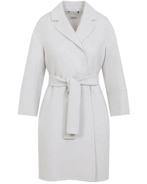 Max Mara Jassen ,Wit ,Belted Coats