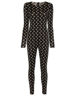 Marine Serre Jumpsuits - Black