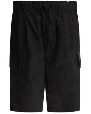 Kaptain Sunshine Poplin Cargo Shorts - Zwart