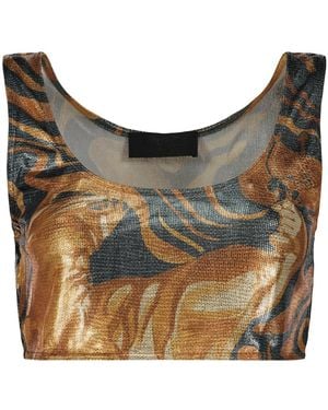Alberta Ferretti Sleeveless Tops - Grey