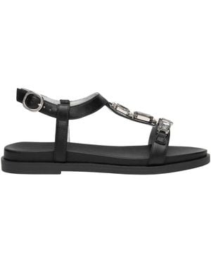 Nero Giardini Flat Sandals - Black