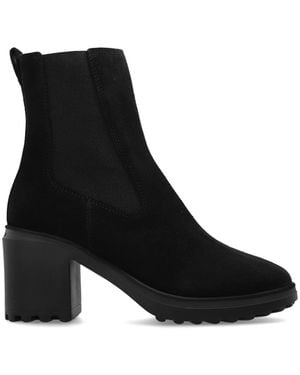 Hogan Heeled Boots - Noir