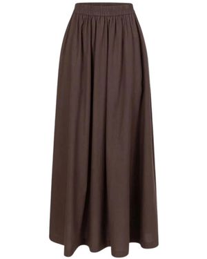 Ame Maxi Skirts - Marrón