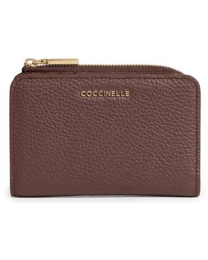 Coccinelle Metallic Kleine Geldbörse - Braun