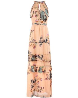 Nenette Maxi Dresses - Metallic