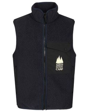 Maison Kitsuné Vests - Blue
