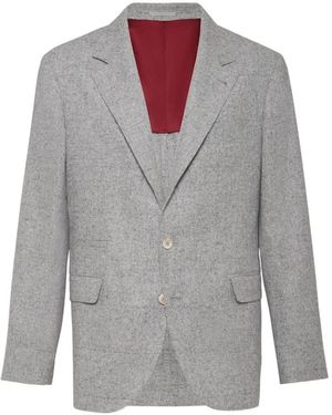 Brunello Cucinelli Blazers - Grey
