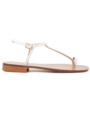 Paolo Ferrara Flat Sandals - Neutro