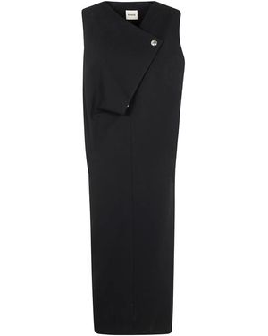 KHAITE Midi Dresses - Negro