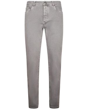 Brunello Cucinelli Slim-Fit Jeans - Gris