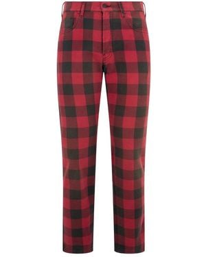 Moschino Slim-Fit Trousers - Red