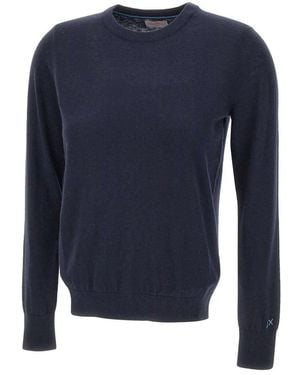 Sun 68 Round-Neck Knitwear - Blue