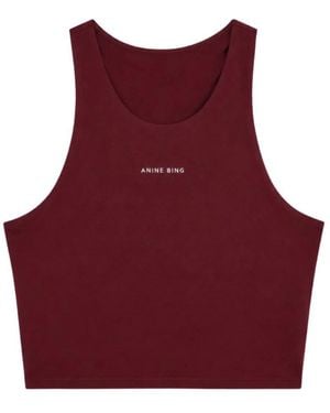 Anine Bing Tops ,Rood ,Elina Bra