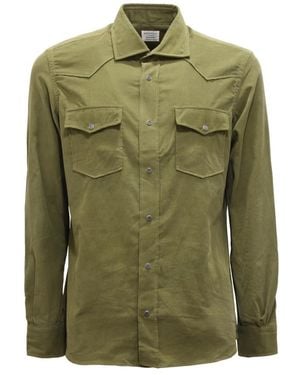 Mazzarelli Casual Shirts - Green