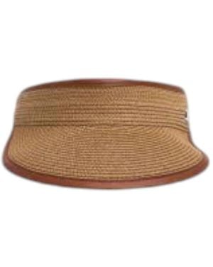 Max Mara Brauner Sonnenhut Mit Verstellbarem Riemen