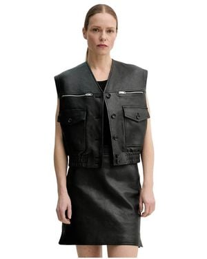Bally Lederweste - Schwarz