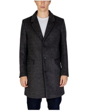 Antony Morato Single-Breasted Coats - Black