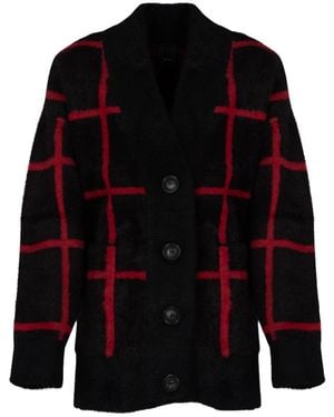 Pinko Truien & Vesten ,Veelkleurig ,1G16A2 Y7Dj Cardigan - Zwart