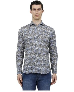 Tintoria Mattei 954 Casual Shirts - Blue