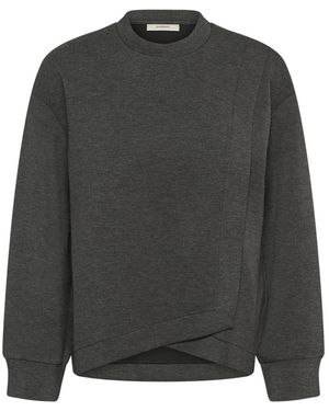 Inwear Hoodies & Sweatvesten ,Grijs ,Leer Sweatshirts