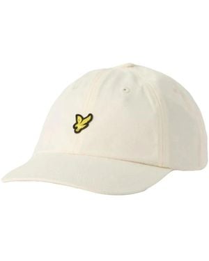 Lyle & Scott Baseball Cap Ice Cream - Natur