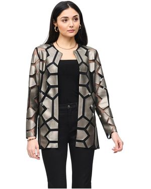 Joseph Ribkoff Jassen ,Grijs ,Elegante Blazer Voor Vrouwen - Zwart