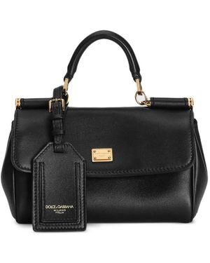Dolce & Gabbana Tassen ,Zwart ,Leer My Sicily Mini