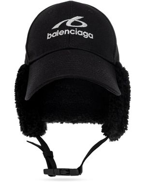 Balenciaga Beheizte Baseballkappe - Schwarz