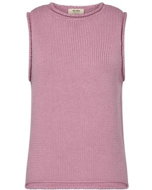 Mos Mosh Round-Neck Knitwear - Viola
