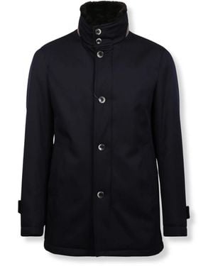 Herno Single-Breasted Coats - Azul