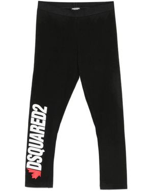 DSquared² Broeken ,Zwart ,Leggings